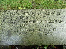 Grave headstone