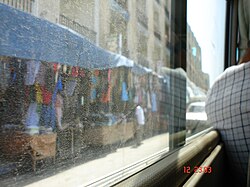 Bus down the central market in Djibouti City. Djibuswalm.jpg