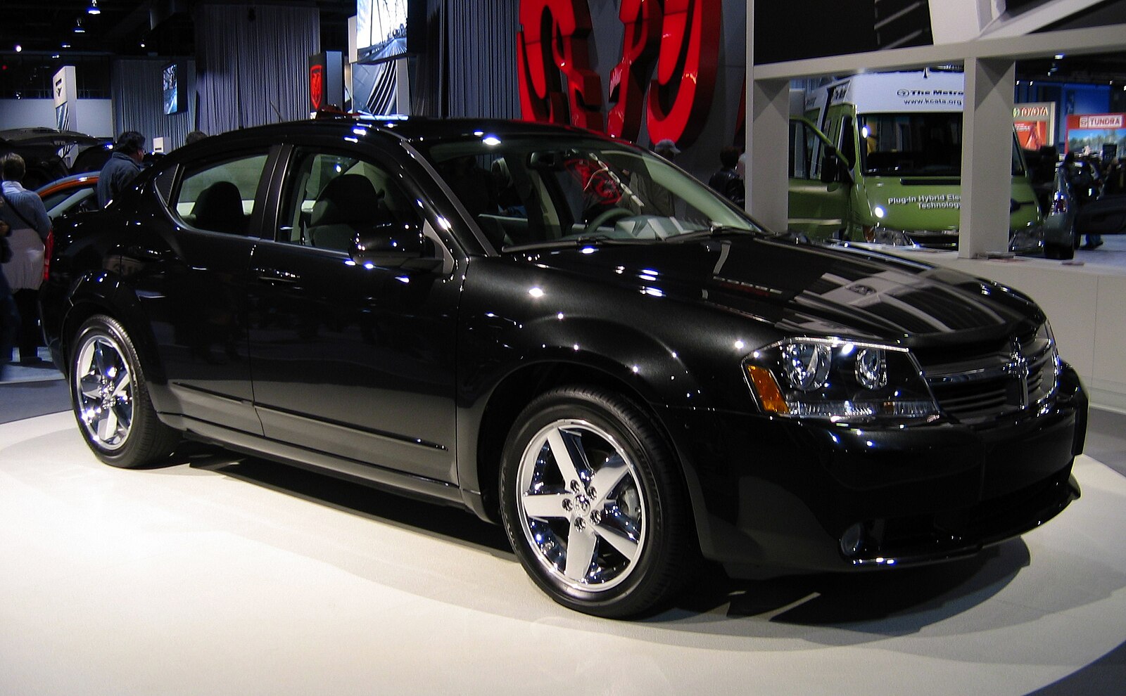 Black Dodge Avenger