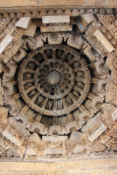 File:Domical ceiling over mukhamantapa in Lakshmi Narasimha temple at Vignasante.JPG