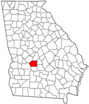 خارطة مقاطعة دوولي في ولاية جورجيا