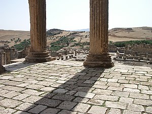 Dougga view from Capitol.JPG