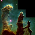 The Pillars of Creation within the Eagle Nebula