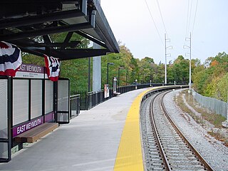 <span class="mw-page-title-main">East Weymouth station</span> Train station in Weymouth, Massachusetts, US