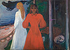 Red and White, 1899–1900, 93 cm × 129 cm (36+1⁄2 in × 50+3⁄4 in), Munch Museum, Oslo