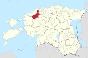 Kart over Saue kommune