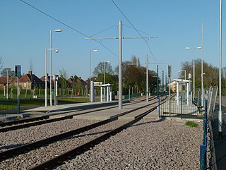 <span class="mw-page-title-main">Eskdale Drive tram stop</span> Nottingham Express Transit tram stop