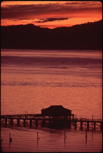 File:FISHING DOCK AT SUNSET - NARA - 545149.tif