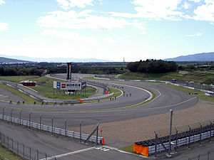 De Fuji Speedway.