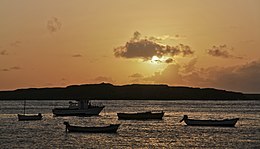 Fishing boats at Sal Rei in evening, 2010 12.JPG