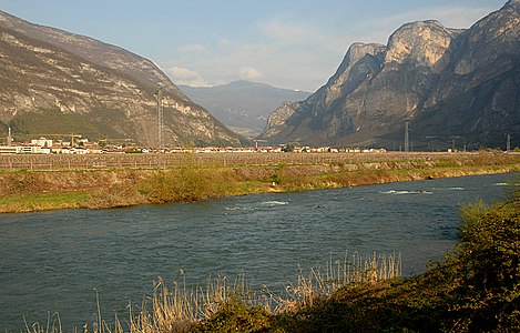 Fiume Noce, Taleingang ins Nonstal - Val di Non
