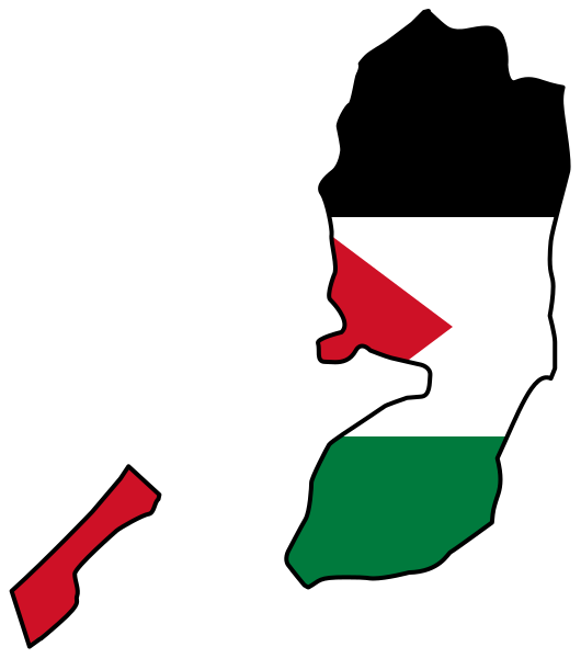 File:Flag map of the Palestinian territories.svg