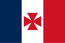 Flagge des Königreichs Uvea, 1860 bis 1886