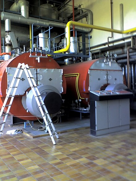 Horizontal return tubular boilers from the Staatsbad Bad Steben GmbH