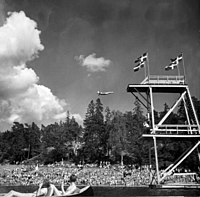 Skokanská věž Flatenbadet, 1943