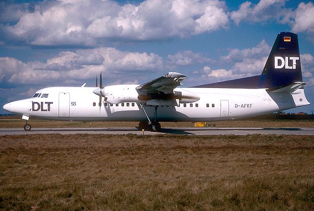 Fokker 50 der DLT