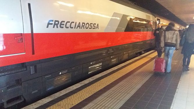 Frecciarossa Train in rome termini
