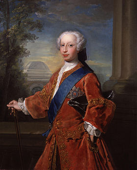 Портрет кисти Филиппа Мерсье, около 1735—1736