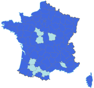 French presidential election result map second round 1969.svg
