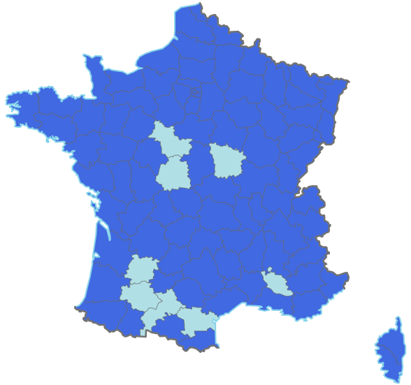 File:French presidential election result map second round 1969.svg