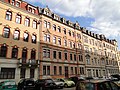 Apartment building in closed development