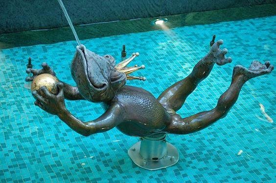 Le roi grenouille en plongeur