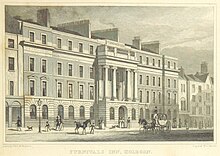 The rebuilt Furnival's Inn, as depicted by Shepherd in 1828 Furnival's Inn, Holborn - Shepherd, 1828.jpg