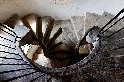 Doppelwendeltreppe in der Grazer Burg (Steiermark)