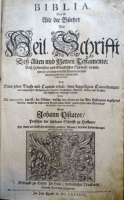 Biblio de Gasterntal, Svisio, 1696