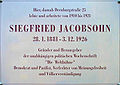 Siegfried Jacobsohn, Dernburgstraße 57, Berlin-Charlottenburg, Deutschland