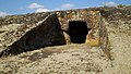 Entrance of the domus de janas of Genna Salixi, Ruinas
