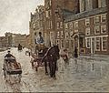 Rokin with the Nieuwezijdskapel, Amsterdam (约1904), 布面油画