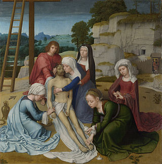 <i>Lamentation</i> (Gerard David) Painting by Gerard David