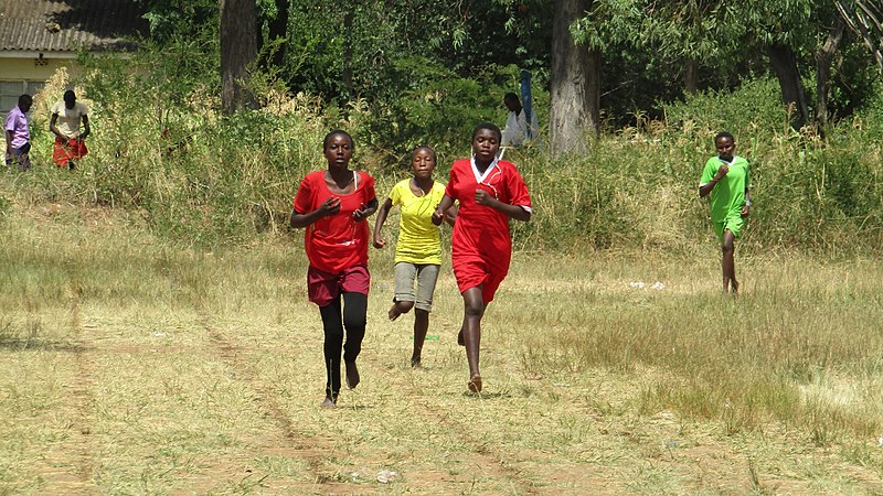 File:Girls compete in a 7 lap race during high school first term games in Machakos, Kenya.jpg