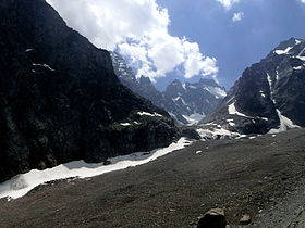 Le Glacier Noir et l'Ailefroide