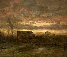 Glenboig Clay Mill (oil on millboard) by William Glover (1836-1916) Glenboig-clay-mill.jpg