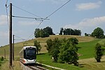 Tram onderweg naar station Lembergweg.