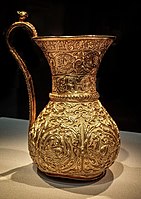 Gold Ewer Iran Buyid Period Third quarter of 10th century CE (cleaned up).jpg