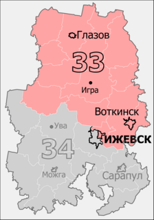 Udmurtia constituency Russian legislative constituency