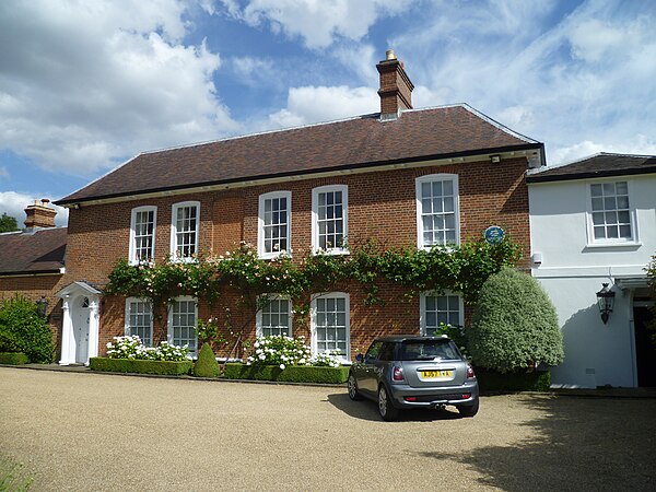 Grandon, Monken Hadley. Home to Anthony and his mother 1836–38.