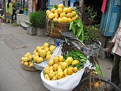 Mango Banganpalli na targu w Guntur