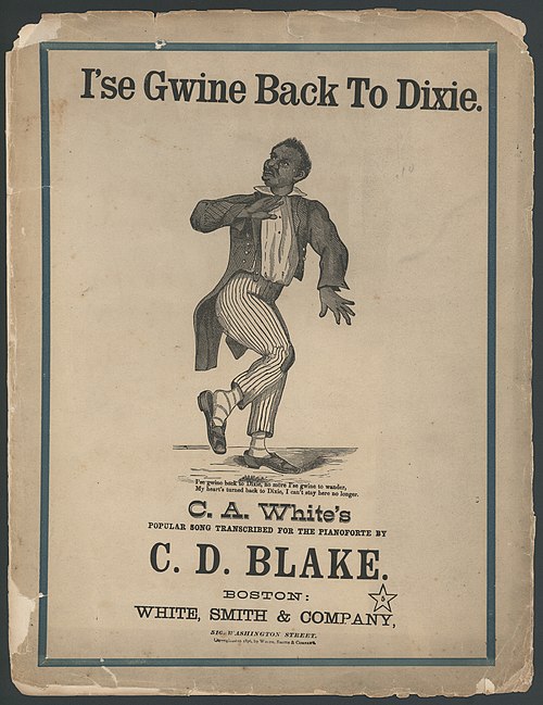 C.D. Blake's I'se Gwine Back To Dixie and other similar songs included the usage of Dixie nostalgically.