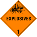 HAZMAT Class 1 Explosives