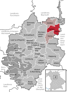 Kaart van Hartenstein