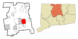 East Hartford - Carte