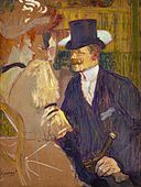 O inglês no Moulin Rouge, 1892, óleo sobre papelão, Metropolitan Museum of Art