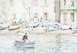 Miniatuur voor Bestand:Henry Scott Tuke - Boats at Cassis.jpg