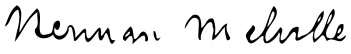 Súbor:Herman Melville signature.svg