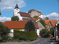 Saint Matthew Church and Hiltpoltstein Castle