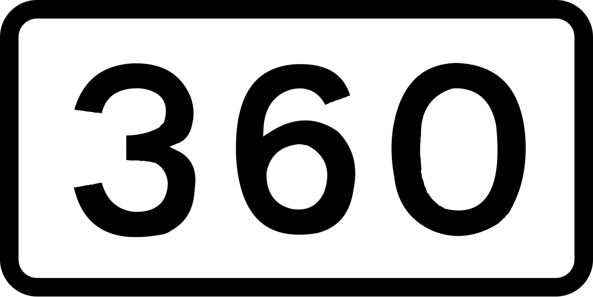 360 svg. 360 Число. 360 Number.